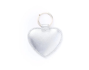 HEART KEYCHAIN SILVER