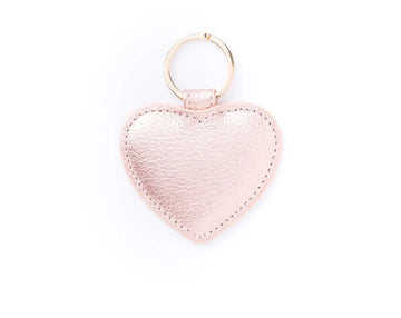 HEART KEYCHAIN ROSE GOLD