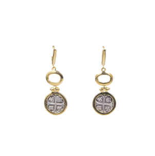 MONEDA DT/PT DROP EARRINGS