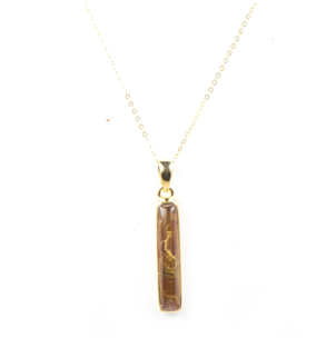 RECTO DORATO AMBER NECKLACE