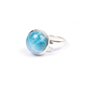 REDONDO SILVER LARIMAR SMALL RING