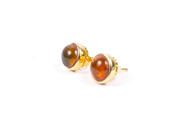 REDONDO DORATO AMBER MEDIUM EARRINGS