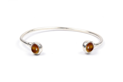 REDONDO SILVER AMBER SMALL BRACELET