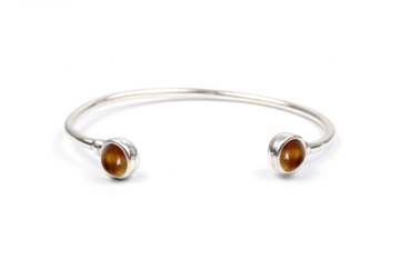 REDONDO SILVER AMBER SMALL BRACELET