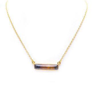 RECTO DORATO AMBER NECKLACE