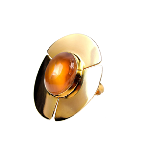 ELICE DORATO AMBER RING