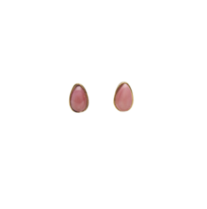 MINI DROPS DORATO PINK SEA SHELL EARRINGS