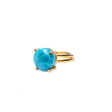 GANCHO DORATO LARIMAR RING