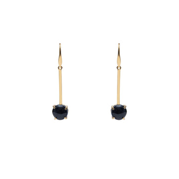 GANCHO DORATO COW HORN DROP EARRINGS