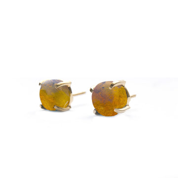 GANCHO DORATO AMBER EARRINGS