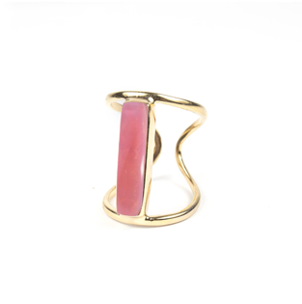 RECTO DORATO PINK SEA SHELL RING