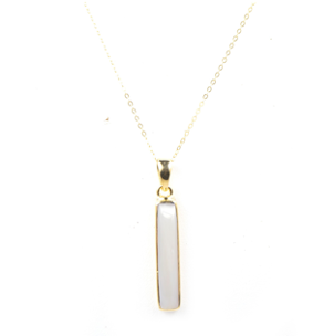 RECTO DORATO MOTHER PEARL NECKLACE