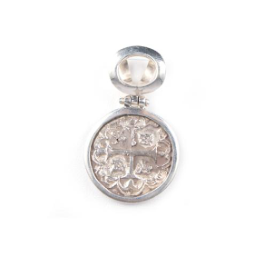 MONEDA SILVER MEDIUM ACCES PENDANT